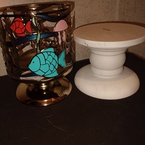 2 candle holders